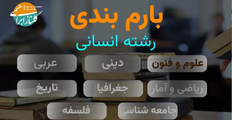 بارم بندی علوم و فنون ادبی دوازدهم انسانی